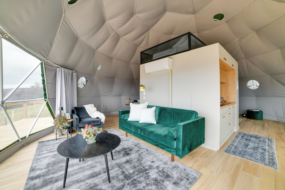 Glamping Getaway at The Coyote Dome in Franklin