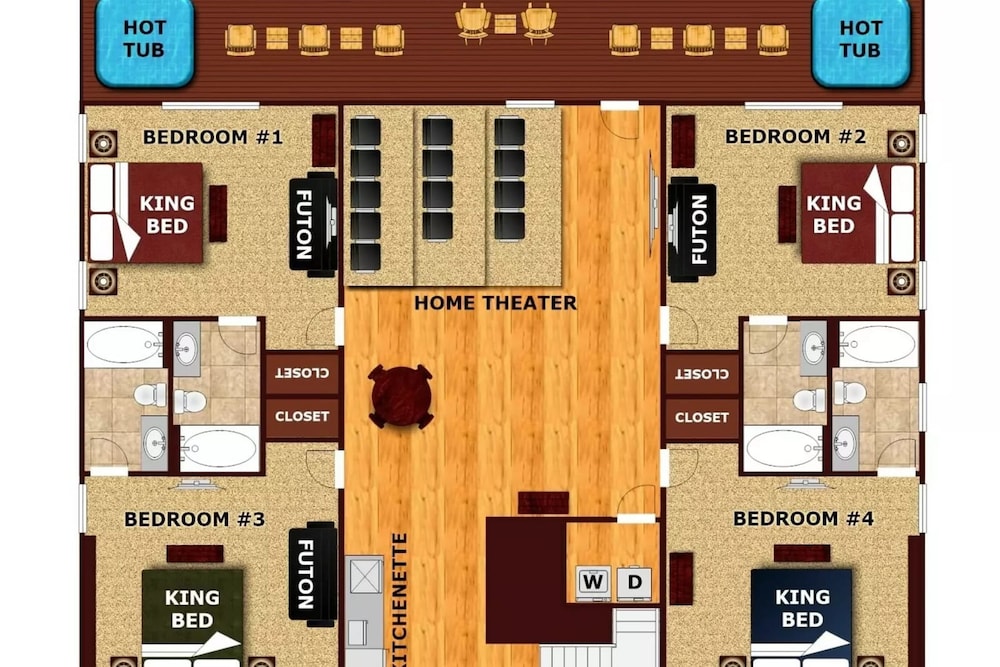 100 Guests Blackthorn Sister Smokies Homes Luxury Mountain Retreat