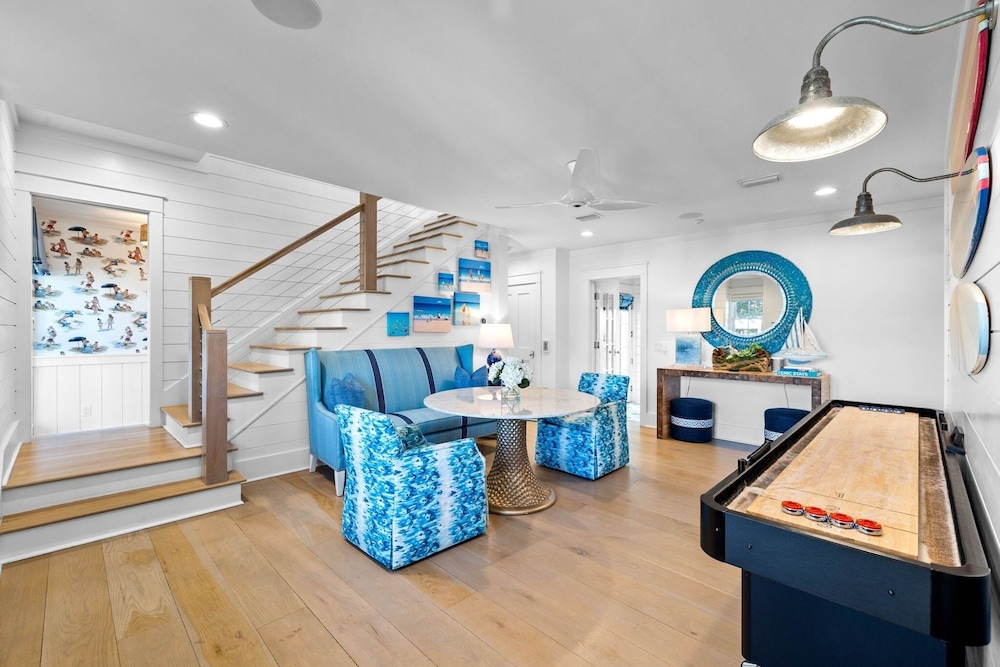 Gulf Front Views "all Decked Out" Luxurious Watercolor Home Steps To The Beach Club 5 Bedroom Home by RedAwning view 5