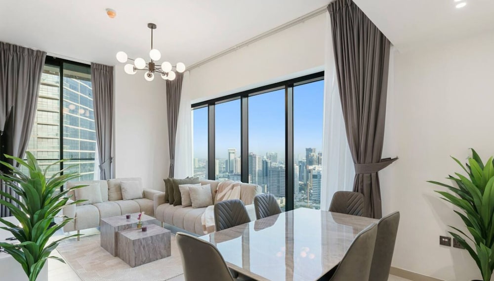Modern 2BR w Balcony in JVC nr Dubai Sports City