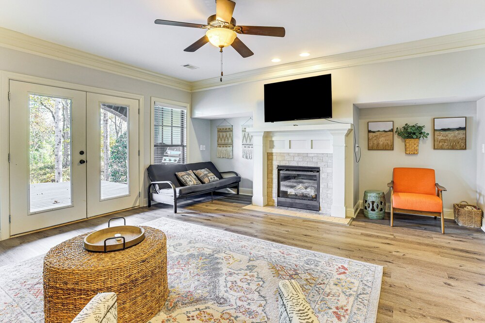 Private Patio, Decks: Waterfront Eatonton Townhome