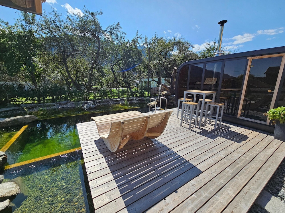 Bauenhaus With Swimming Pond and hot tub