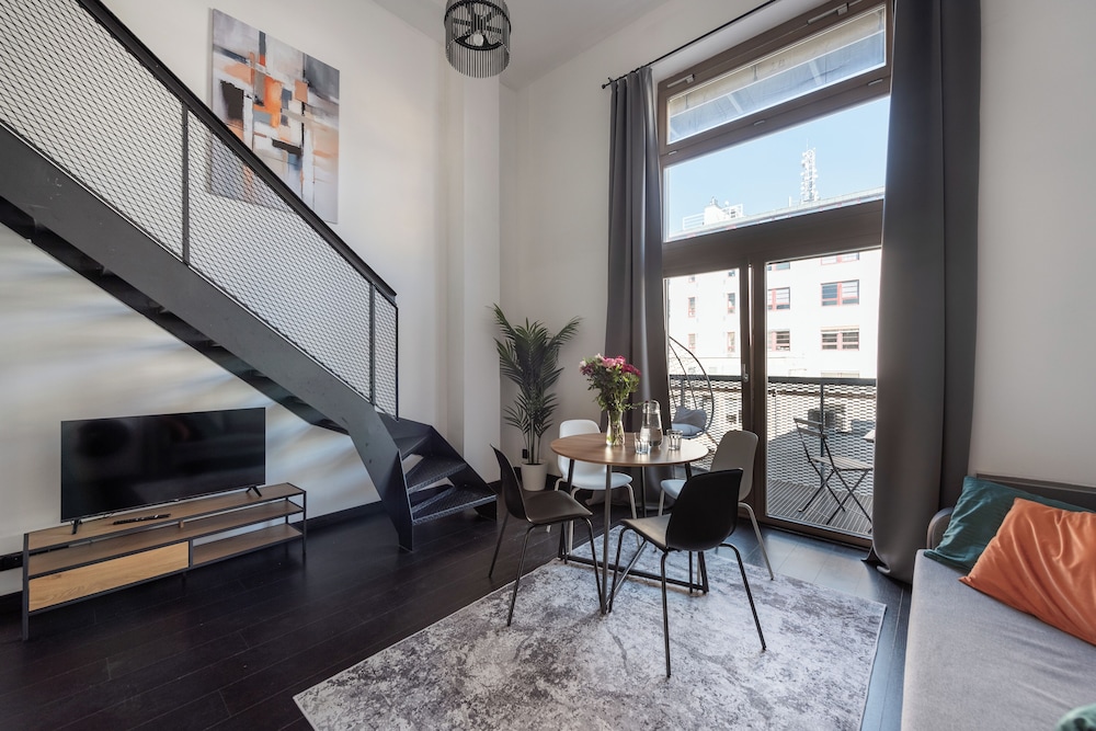 Comfy loft with balcony