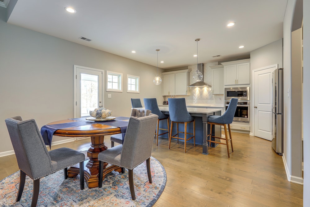Patio w/ Fireplace: Spacious Sharpsburg Home!
