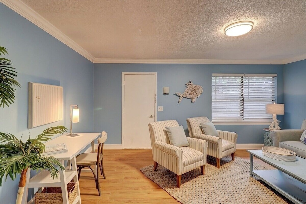 Beach Getaway 2BR w/ Pool + Modern Comforts