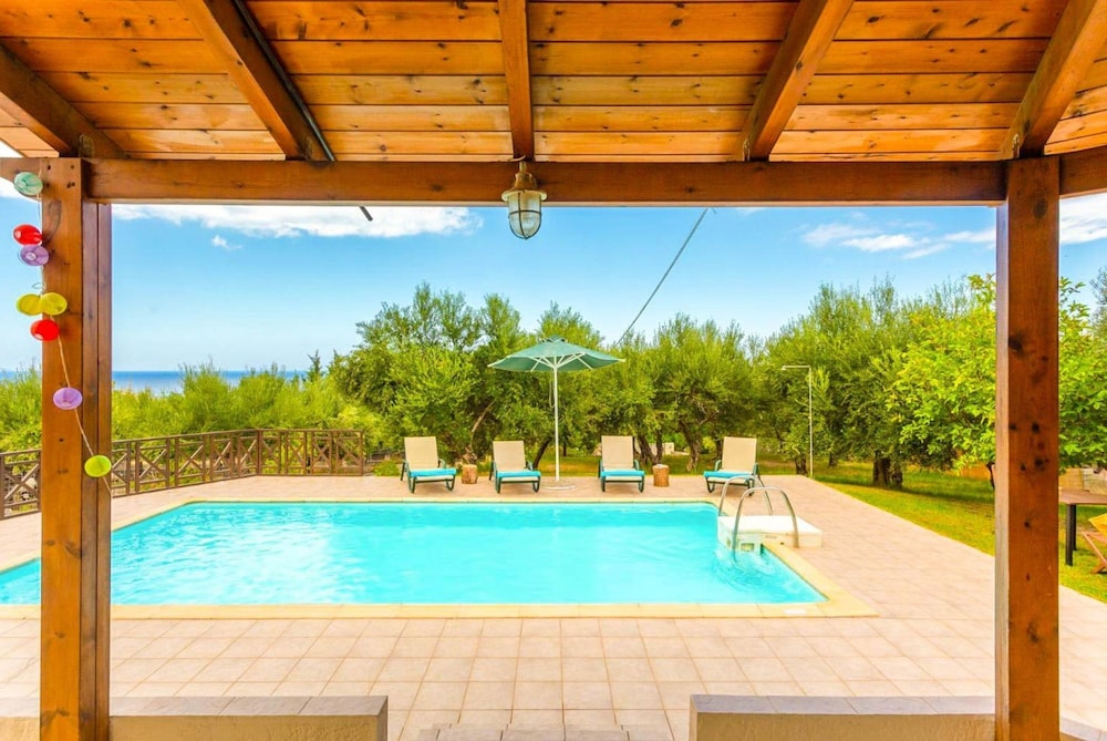 Villa Armi Large Private Pool Walk to Beach Sea Views A C Wifi Eco-friendly - 2809 view 4