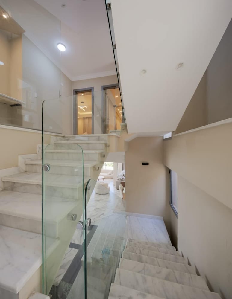 villa with garden in palm hills compound