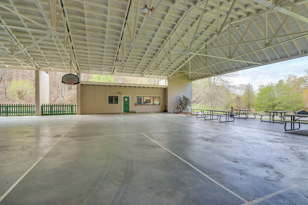 Game Room & 3-story Deck at Lake Hiwassee Hideaway