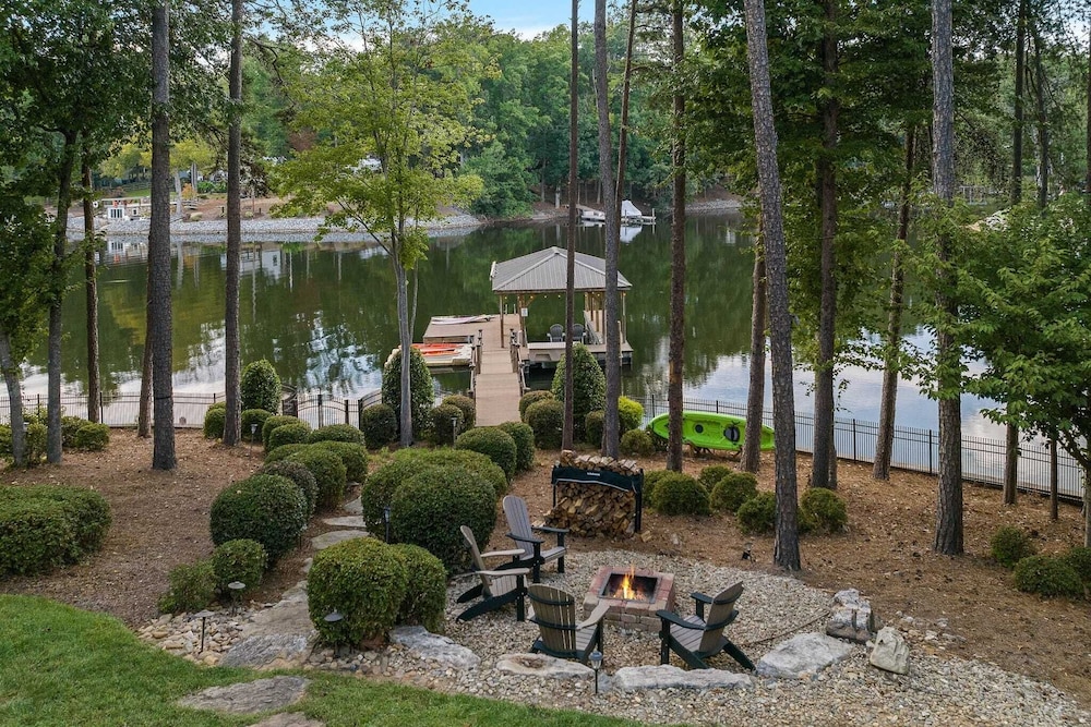 Livin' Large Lake Norman Estate w/ Pool, Dock, Game Room & Scenic Views