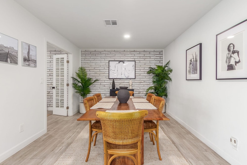 The Melrose ASU Pool Workspace Firepit