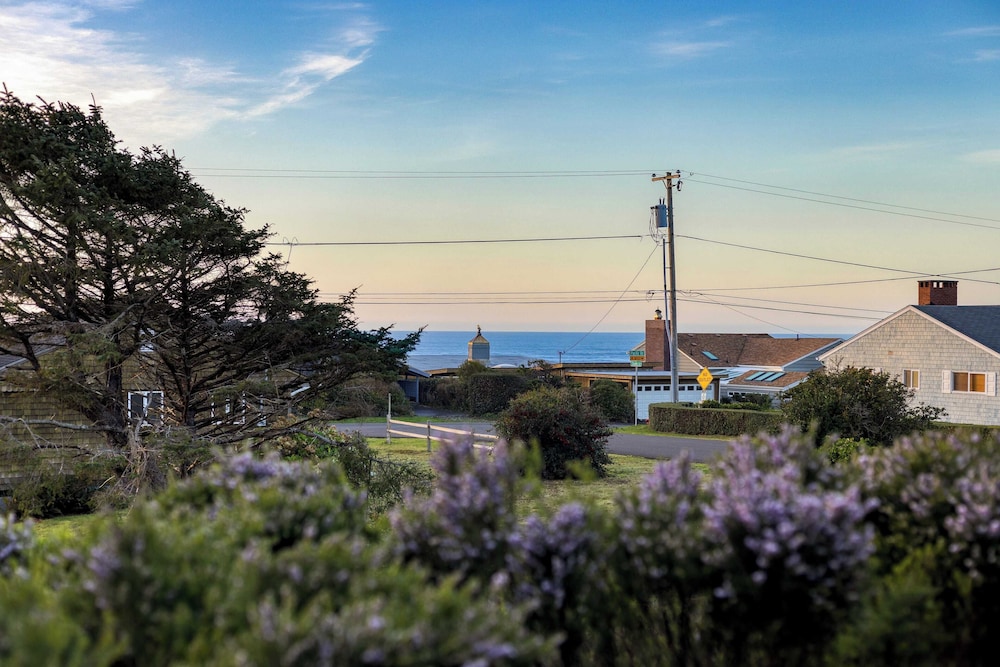 Half Block to Beach w/ Oceanview, Patio + Balcony The Shore Pine by Avantstay