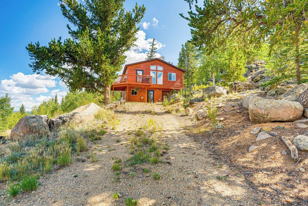 Deck & Views: Pet-friendly Cabin in Jefferson! view 5