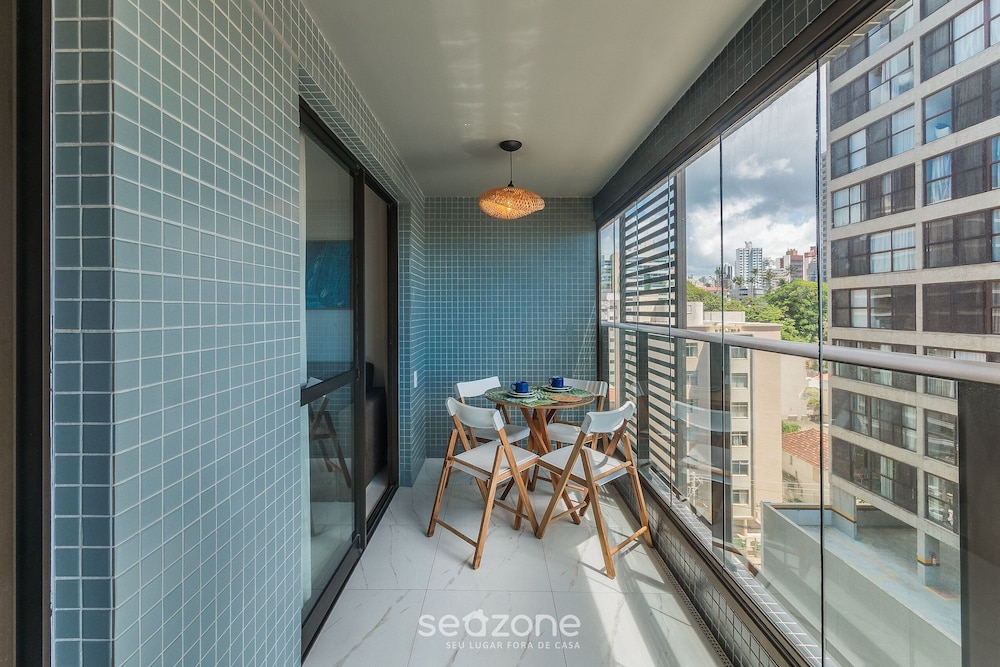 Apts 120 m From Barra Beach With Pool and gym in the Building - Esbs