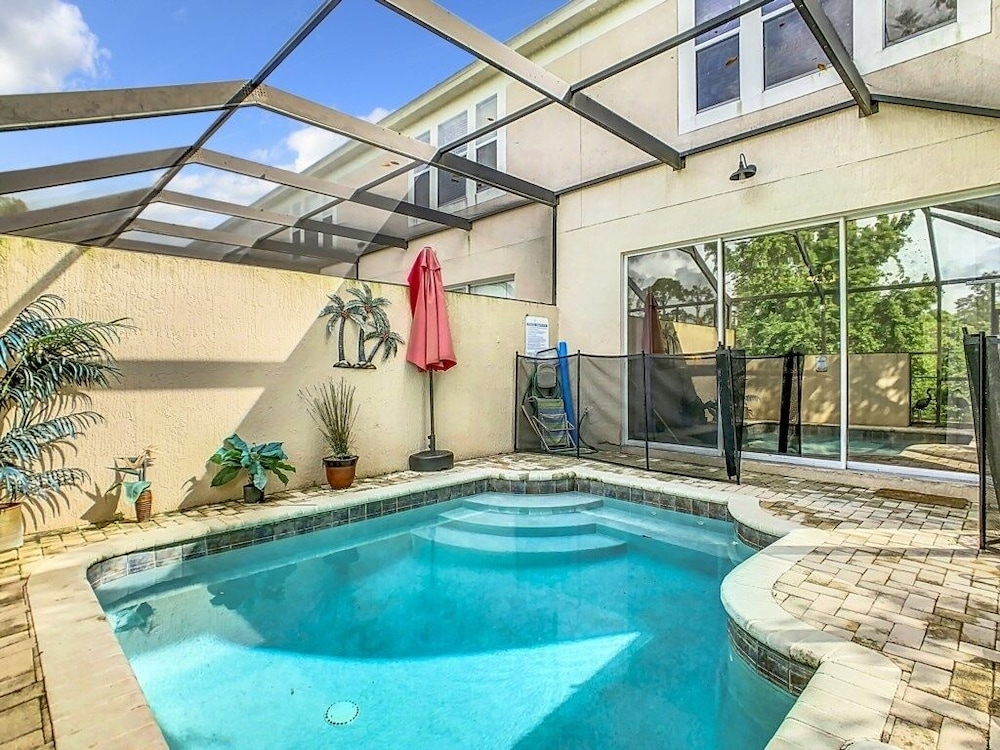 Themed 3-Bedroom Townhome w/Private Pool Near Disney - Windsor Palms 3 Townhouse
