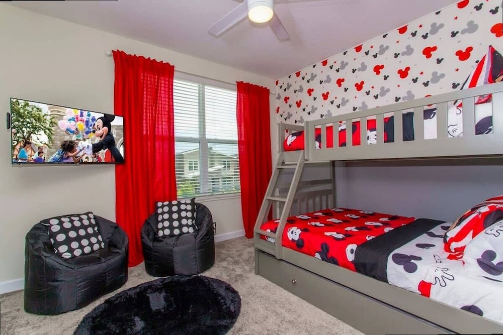 Family 5BD Spa Pool Game Loft Near Disney