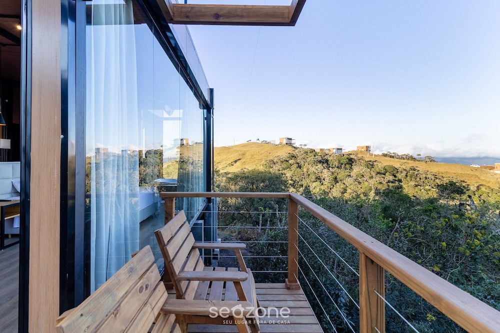 Cabana jacuzzi e vista montanhas VST031