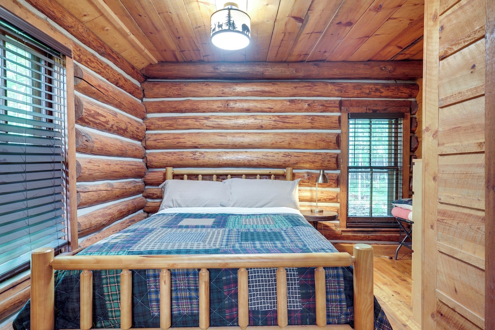 Pier & Lake-view Patio: Wisconsin Northwoods Cabin