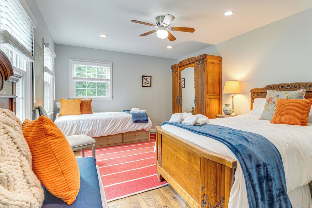 Pool, Gardens & Hot Tub: Luxe Sandy Hook Home!