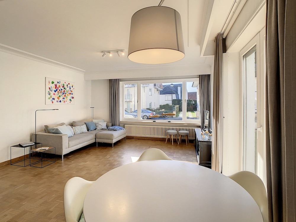 Apartment by the Seawall in Belgium