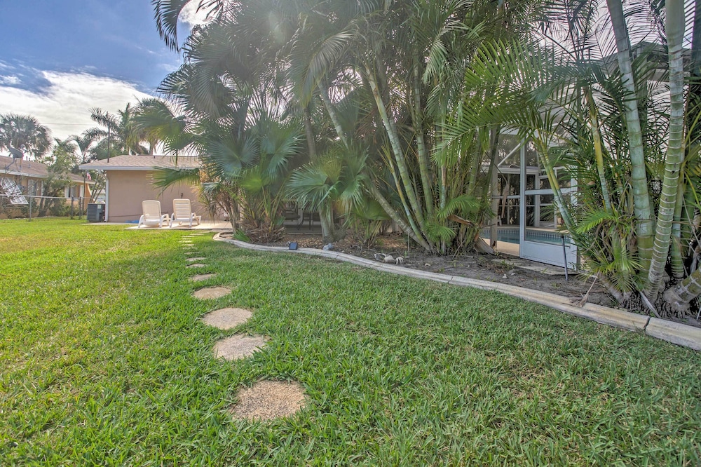 Tropical Cape Coral Home w/ Private Dock on Canal!