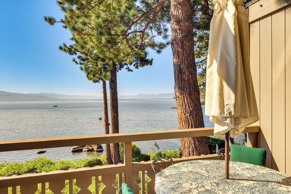 Lake Tahoe Gem w/ Furnished Deck & Water Views!