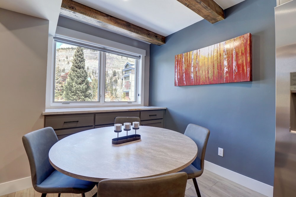 Peaceful Forested Location Next to River, Ski-In Ski-Out Located in Center Village - LD102 by Redawning