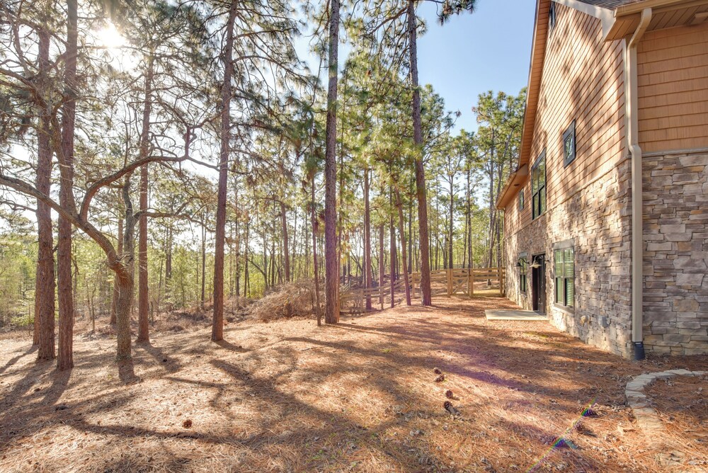 Fire Pit + Patio: Spacious Southern Pines Retreat
