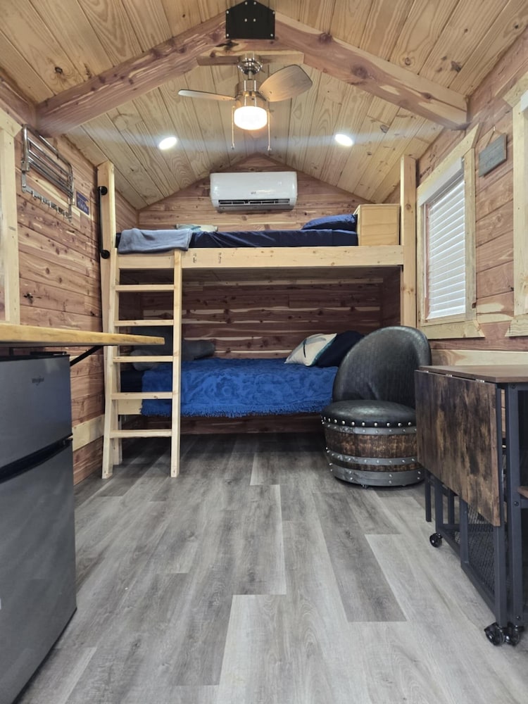 #4 - Amish Log Camping Cabin Walk To The Water Cabin