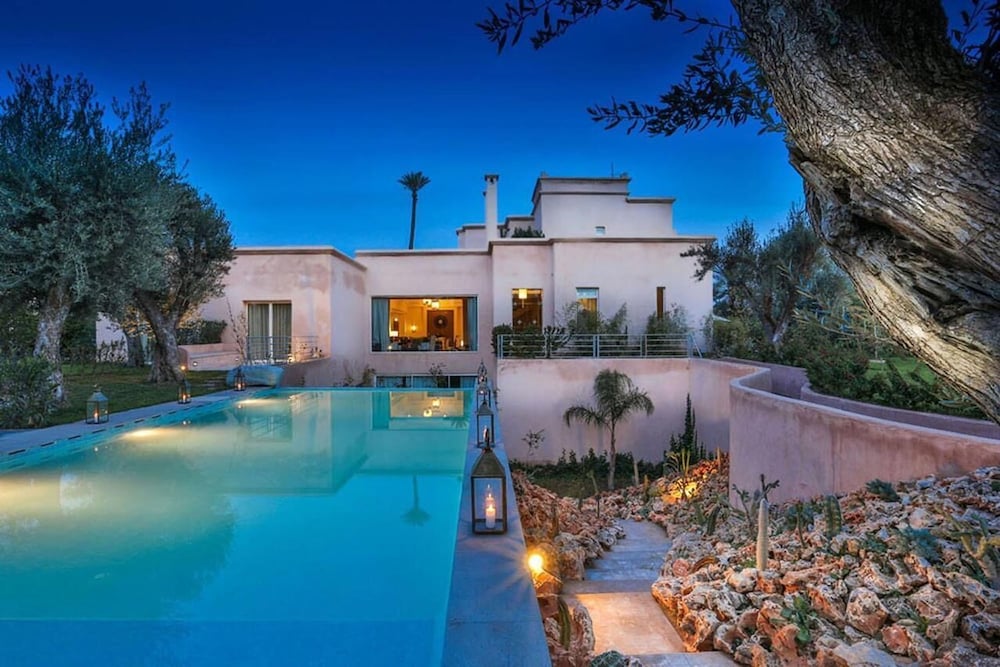 Palais Rim Marrakech – Grande Villa de Vacances avec Piscine et Jardin