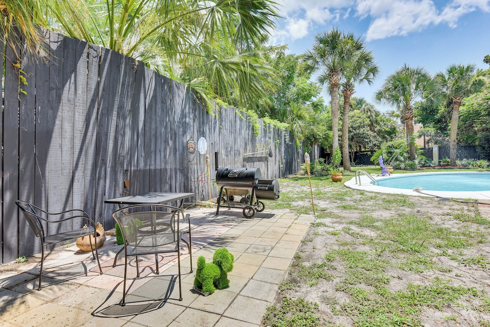 2 Mi to Beach: Luxe PCB Escape w/ Outdoor Space!