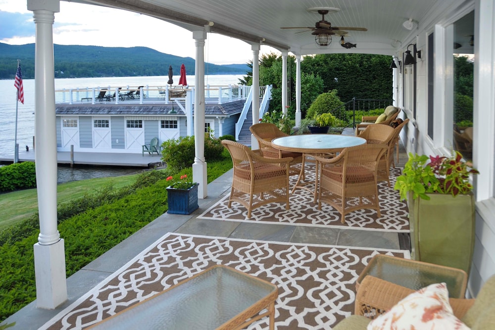 Private Dock at Lake George Getaway