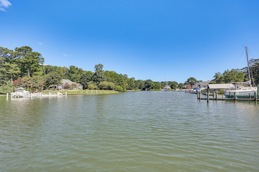 Historic Waterfront Home w/ Dock in Reedville!