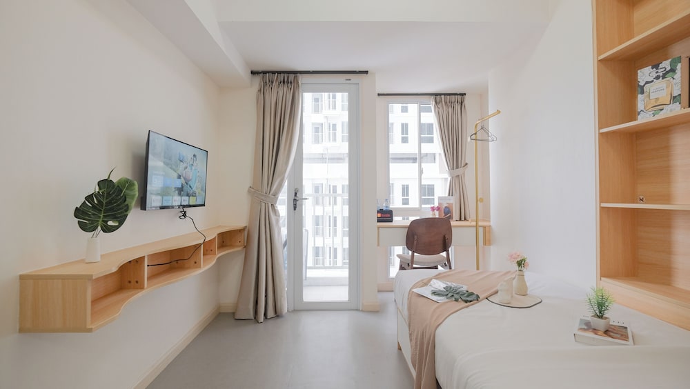 Restful And Minimalist Studio Room Tokyo Riverside Pik 2 Apartment
