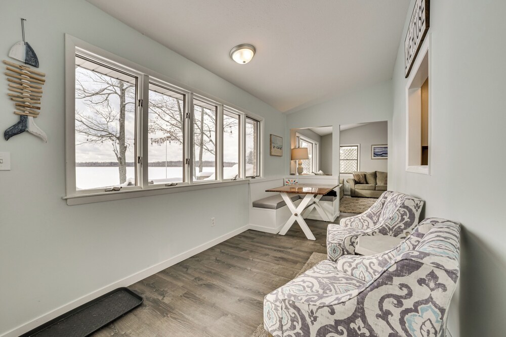 Dock & Views: Lake Mitchell Home in Cadillac!
