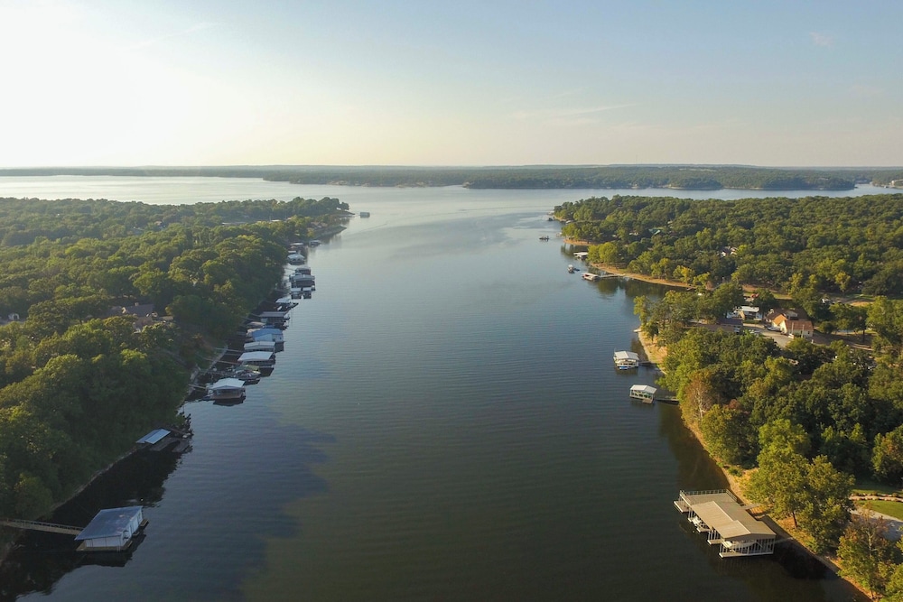 Dock + Views: Scenic Group Retreat on Grand Lake!