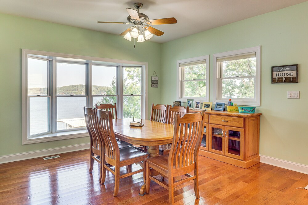 Water-view Deck! Family Home on Lake of the Ozarks