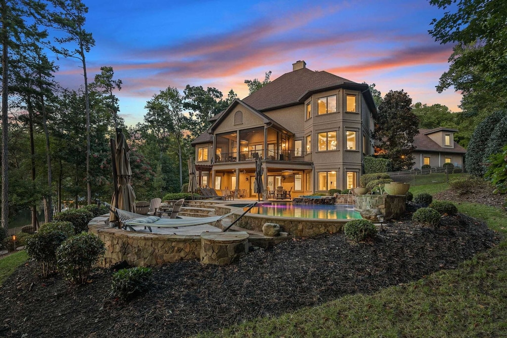 Livin' Large Lake Norman Estate w/ Pool, Dock, Game Room & Scenic Views