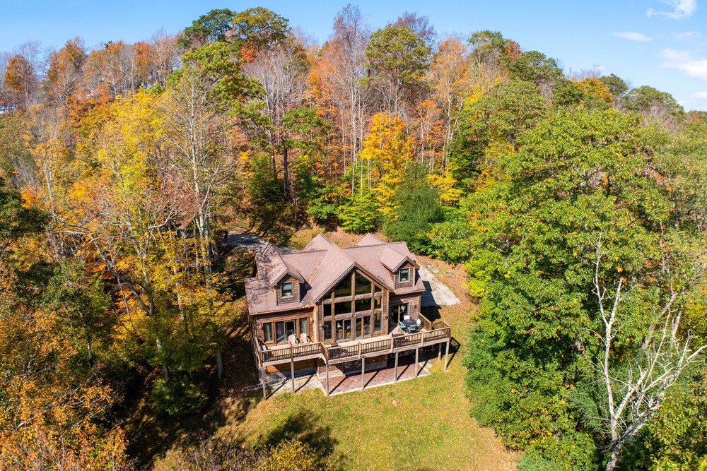 Game Room, Deck + Views: Idyllic Slaty Fork Cabin view 5