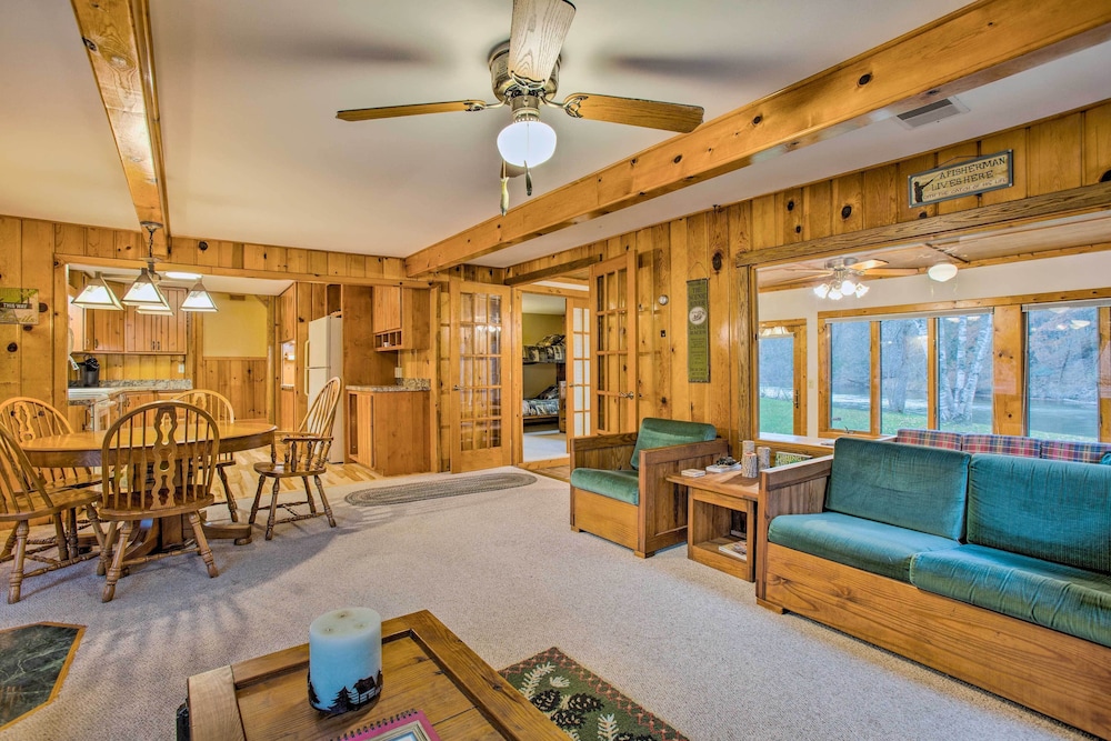 Manton Riverfront Cabin - Grill, Fire Pit  Kayaks - Property Image 2