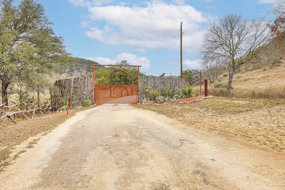 Fire Pit, Views: Peaceful Texas Hill Country Cabin
