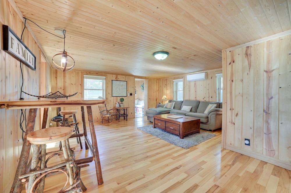 Lakefront Kalkaska Cottage w/ Fire Pit!