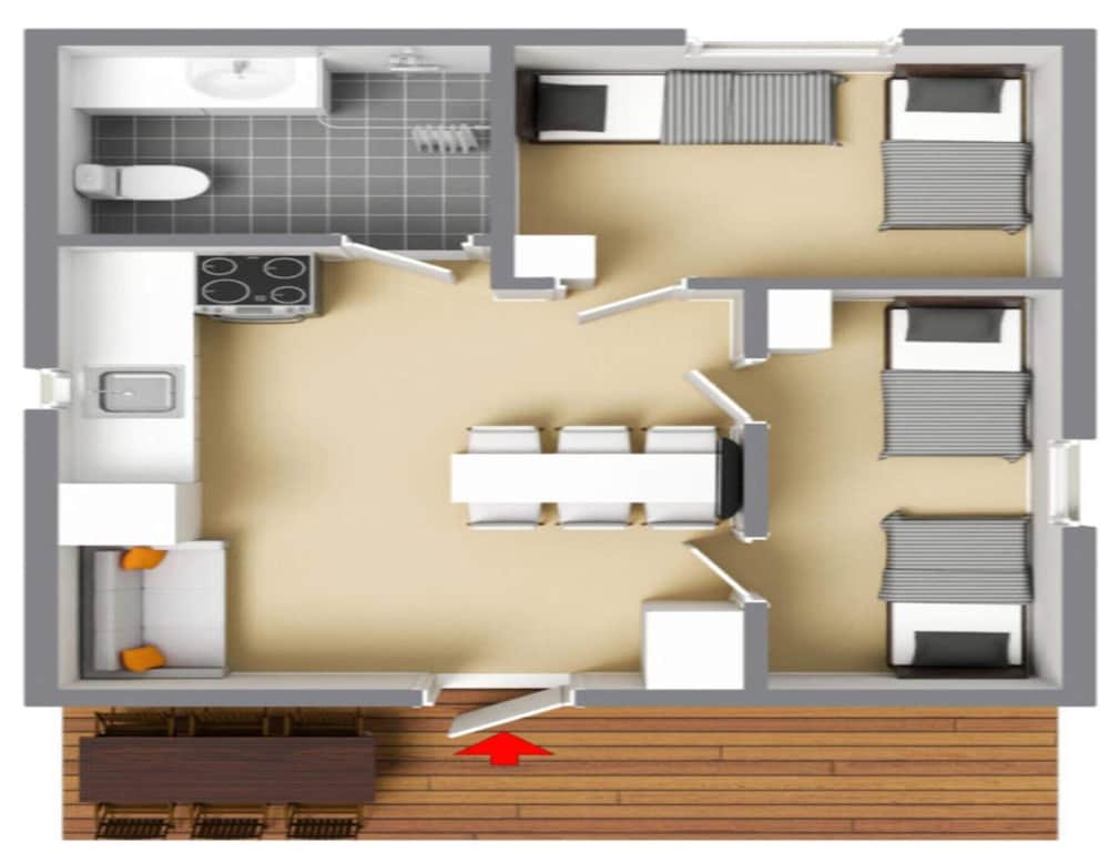 6 Person Holiday Park Home in Holbaek