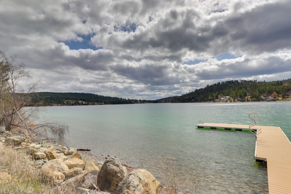 Lake Access, Deck: Rustic Retreat in Kalispell!