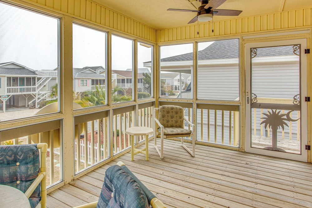 Walk to Ocean: Sunset Beach House w/ 3-level Deck!