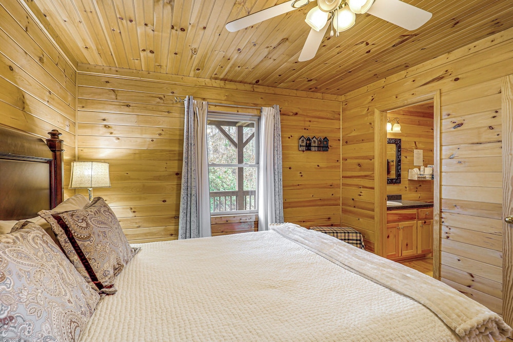 Deck & Views: Blue Ridge Mountain Cabin