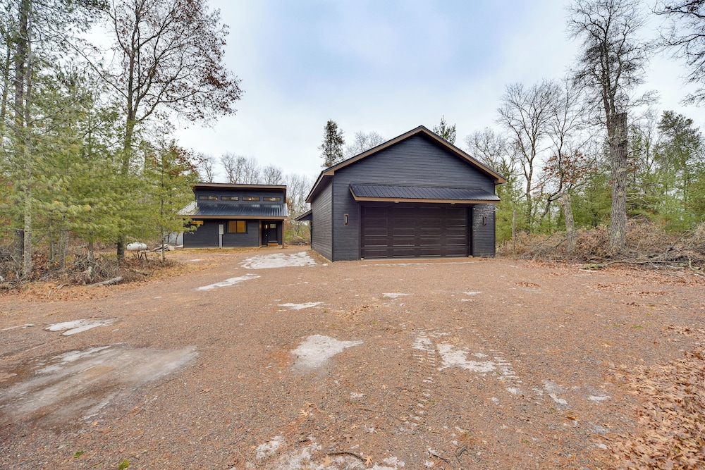 Lake House on 3 Acres w/ Private Dock in Minong!