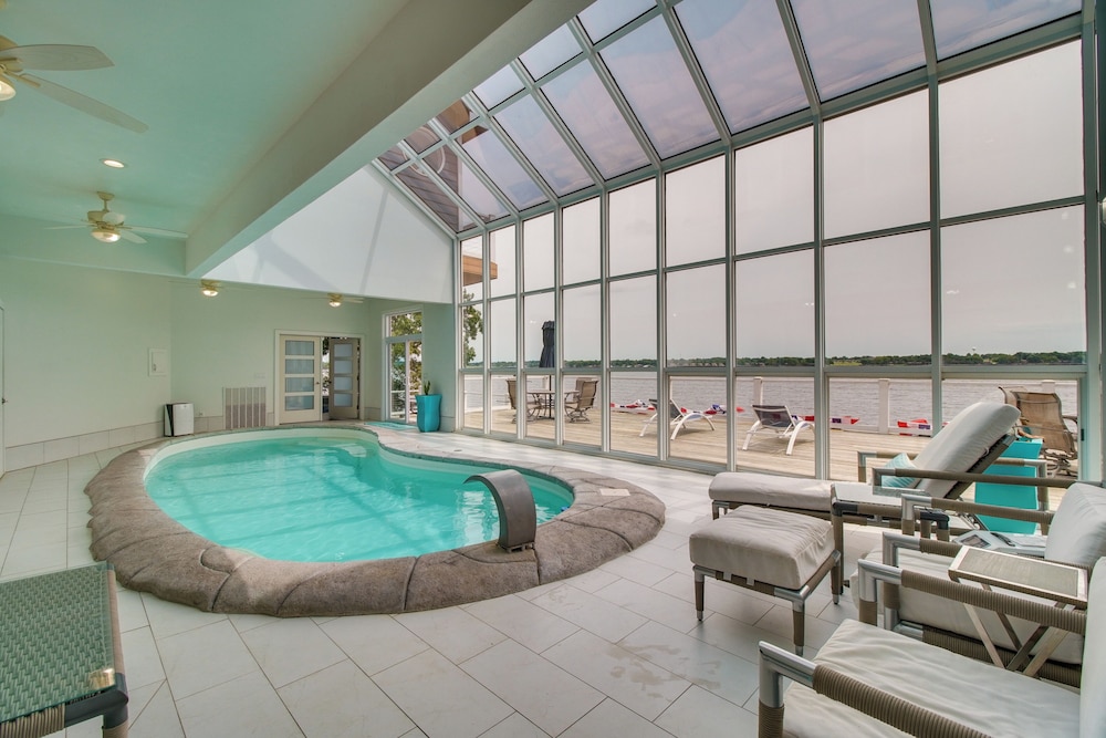 Indoor Pool + Waterfront Deck: Spacious Jay Home