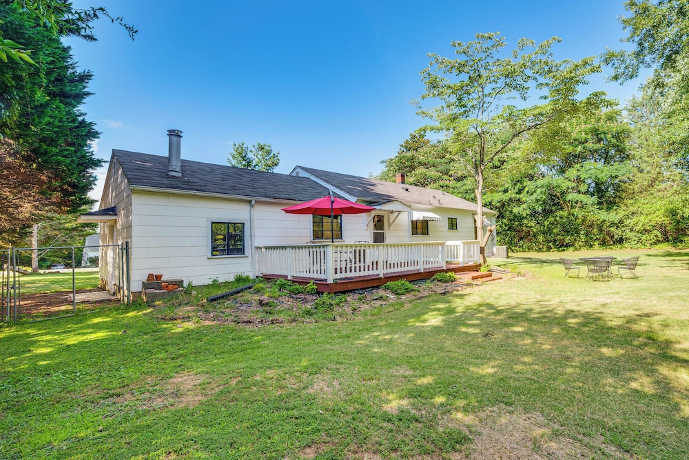 Winston-salem Home on 2 Acres - Spacious Deck!