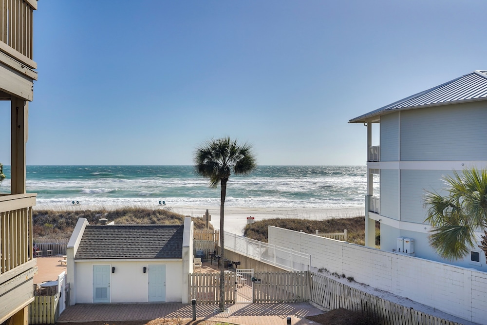 Steps to Sand: PCB Condo w/ Gulf-view Balconies!