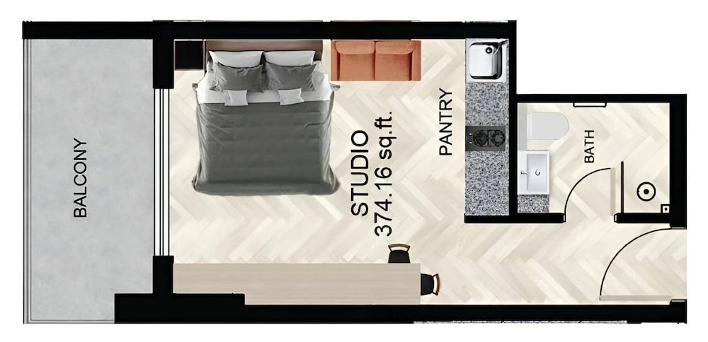 Outstanding Studio in Empire Residence JVC